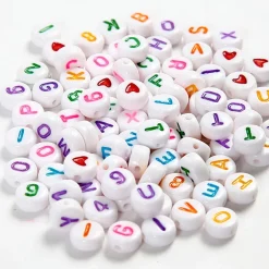 Creativ Company Abalorios letras 7mm. 200pzas