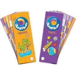 Abremente 2 en 1: Planetas y dinosaurios