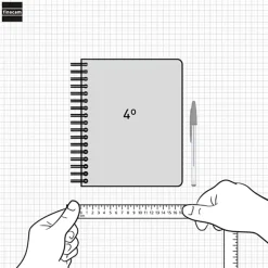 Finocam Agenda espiral cuarto Talkual almas 2025-2026 semana vista horizontal