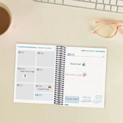 Finocam Agenda espiral octavo secundaria 2025-2026 negro día página