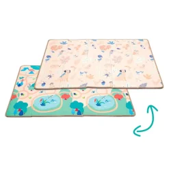 Ludi Alfombra de juegos plegable y reversible 195x145cm.