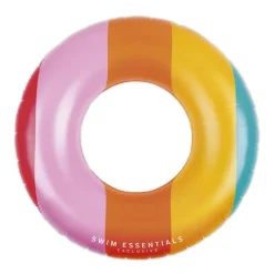Swim Essentials Anillo flotador hinchable Rainbow 90cm