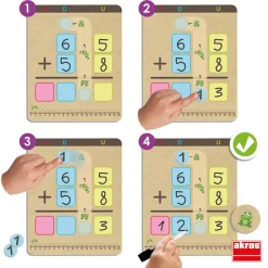 Akros Aprende a sumar y restar con llevadas