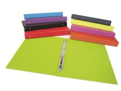 Saro Archivador de plástico tamaño folio con 4 anillas