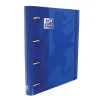 Oxford Archivador Europeanbinder A4 4 anillas 25mm. color azul marino con recambio de 100 hojas
