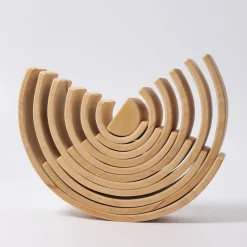 Grimm´s Arco iris madera apilable color natural 12 piezas