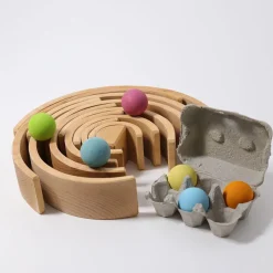 Grimm´s Arco iris madera apilable color natural 12 piezas