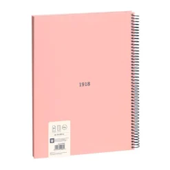 Milan Bloc A4 80 hojas cuadro 5x5mm rosa serie 1918