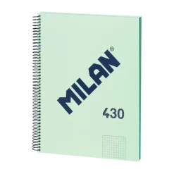 Milan Bloc A4 80 hojas cuadro 5x5mm verde serie 1918