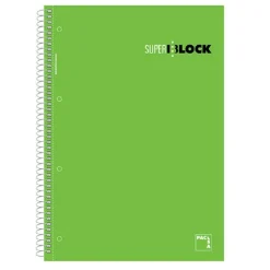 Pacsa Bloc A4 cuadro 5mm. 160 hojas microperforado Superblock