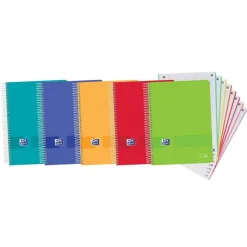 Oxford Bloc A4 cuadro 5mm. 160 hojas tapa plástico