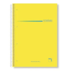 Pacsa Bloc A4 cuadro 5mm. 160 hojas tapa dura microperforado colores surtidos