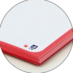 Oxford Bloc A4 rojo cuadro 5mm. 80 hojas Europeanbook