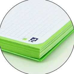 Oxford Bloc A4 verde manzana cuadro 5mm. 80 hojas Europeanbook