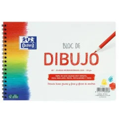Oxford Bloc de dibujo A5 liso 20 hojas 130gr.