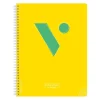 Vicens Vives Bloc Edunotes A4 80 hojas cuadrícula 4x4 amarillo