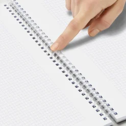 Vicens Vives Bloc Edunotes A4 80 hojas cuadro 4x4mm lila