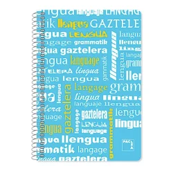 Pacsa Bloc folio cuadro 4mm. 80 hojas Lenguaje Plastipac