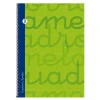 Lamela Bloc folio cuadrovía 3mm 80 hojas tapa extra dura verde