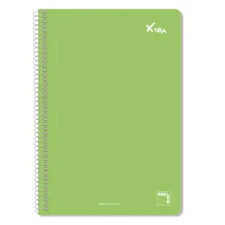 Pacsa Bloc folio raya horizontal. 80 hojas tapa dura Xtra colores surtidos