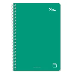 Pacsa Bloc folio Xtra cuadro 4mm. 80 hojas tapa dura Xtra colores surtidos