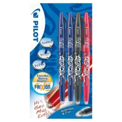 Pilot Bolígrafo FriXion Ball 2 tinta azul, 1 negra y 1 roja