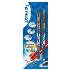 Pilot Bolígrafo FriXion Ball tinta negra 2 unidades