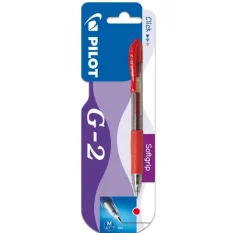 Pilot Bolígrafo G-2 tinta roja 1 unidad