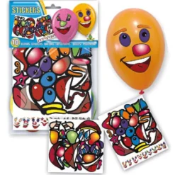 Globolandia Bolsa 10 globos con pegatinas