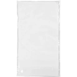 Creativ Company Bolsa de tela algodón blanco con asa 38x42cm