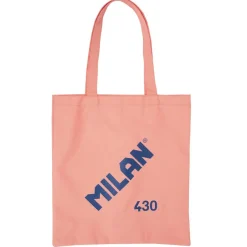 Milan Bolsa de tela Tote bag color rosa serie 1918