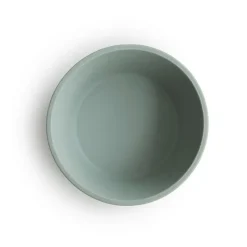 Mushie Bowl de silicona con ventosa azul Cambridge