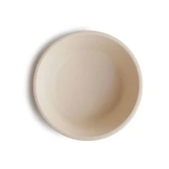 Mushie Bowl de silicona con ventosa blanco hueso