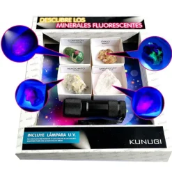 Kunugi Caja minerales fluorescentes