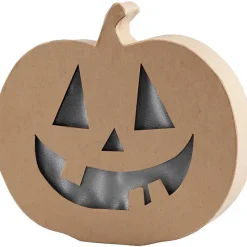 Creativ Company Calabaza con luz Halloween papel maché 22x20x4cm