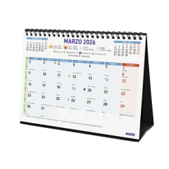 Finocam Calendario sobremesa color 2026 escribir S