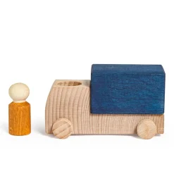 Lubulona Camión madera azul Lubu con figura