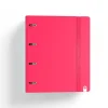 Carchivo Carpebloc A4 4 anillas 35mm. PP foam con recambio de 100 hojas color rojo