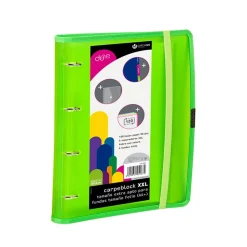 Carchivo Carpebloc folio verde 4 anillas 35mm. PP Dune XXL con recambio