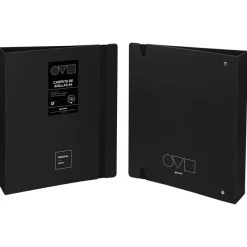 Grafoplas Carpeta A4 4 anillas 40mm polyfoam negro Unequal Minimal