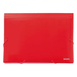 Dohe Carpeta A4 acordeón color rojo