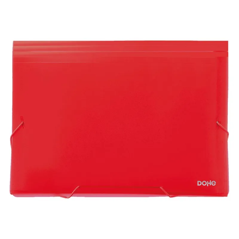 Dohe Carpeta A4 acordeón color rojo