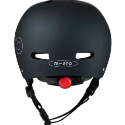 Micro Casco negro talla M luz Led