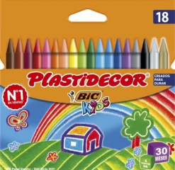 Plastidecor Cera 18 colores
