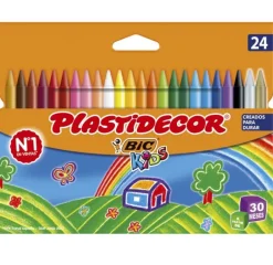 Plastidecor Cera 24 colores