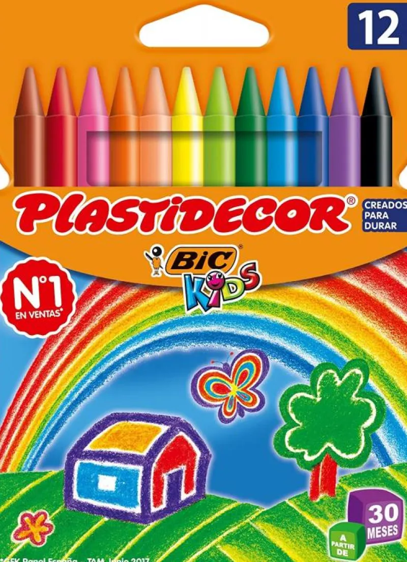 Plastidecor Cera 12 colores