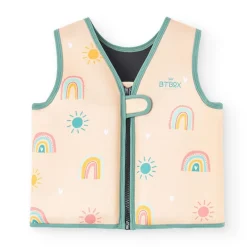 Btbox Chaleco flotador Rainbow cream talla S 15-19 kg