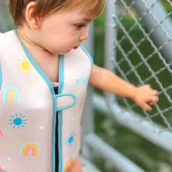 Btbox Chaleco flotador Rainbow cream talla S 15-19 kg