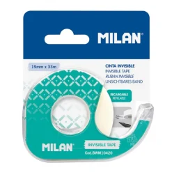 Milan Cinta adhesiva invisible 19mm.x3m.