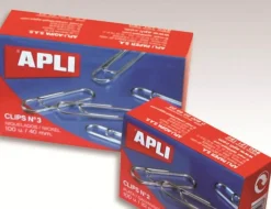 Apli Clips labiados número 2 10 cajas de 100 unidades